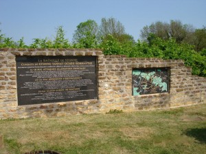 Le mur explicatif de Stonne